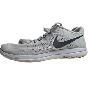 Nike Flex 2017 Run Running Shoes Gray Womens 9 Walking Sporty Athletic